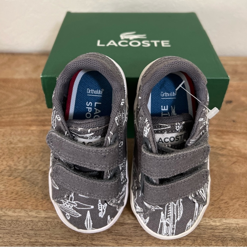 NWB Lacoste baby boy shoes - Picture 2 of 7